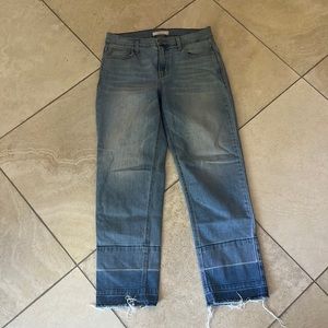 Straight leg jeans